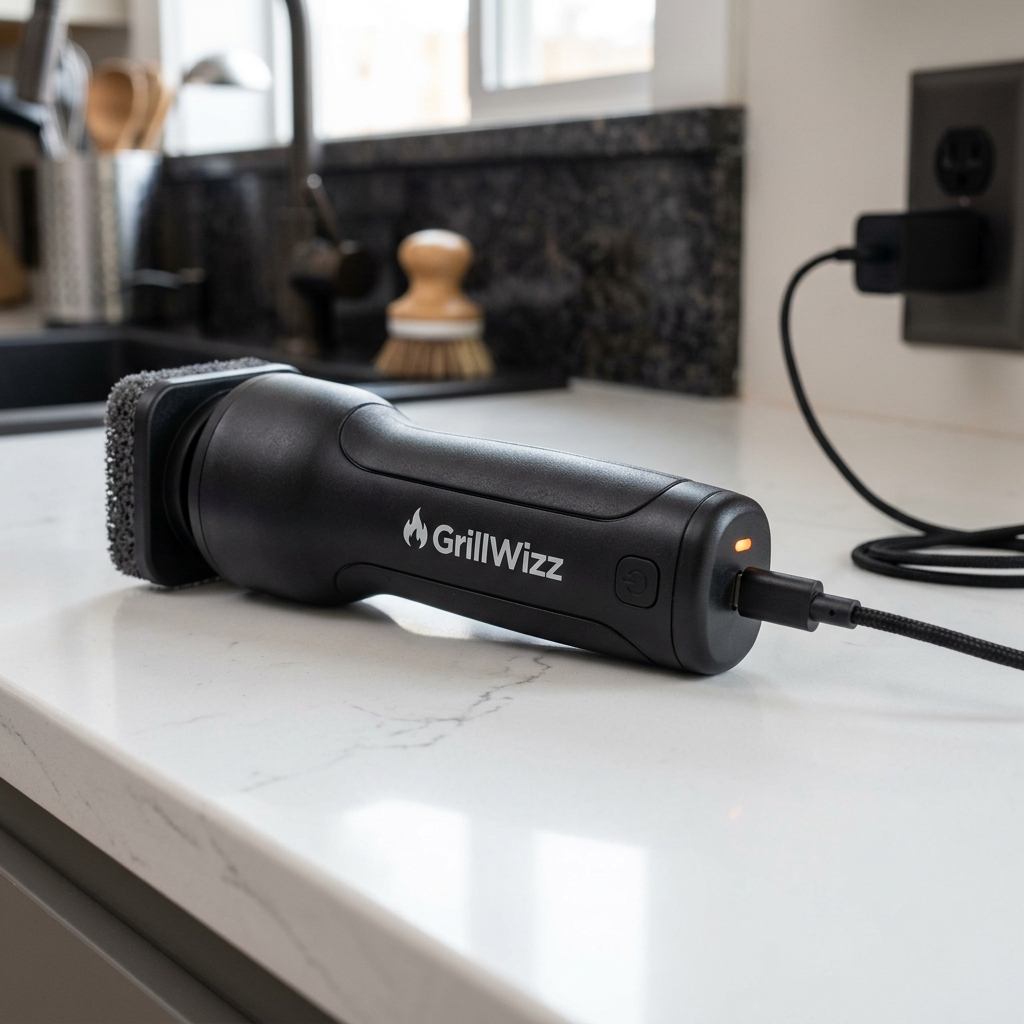 Step 1: Charge the Grill Wizz using the USB-C cable